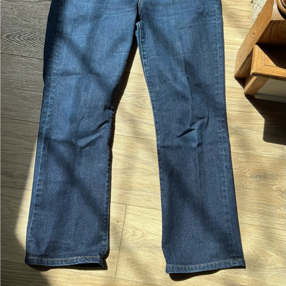 Talbots Vintage Mid/Reg Rise Bootcut Blue Denim Jeans Sz 12P 31
